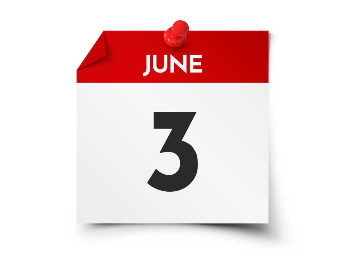 Calendar Image of June 3rd