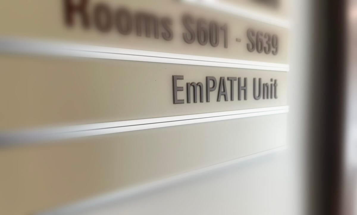 Wall signage for the EmPATH Unit