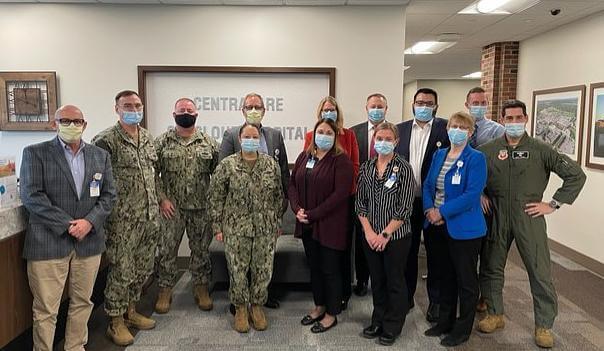 Photo of the Advance team for the Medical Strike Team along with CentraCare leadership