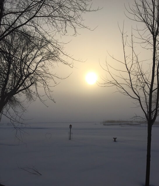 Photo of a Minnesota morning in winter