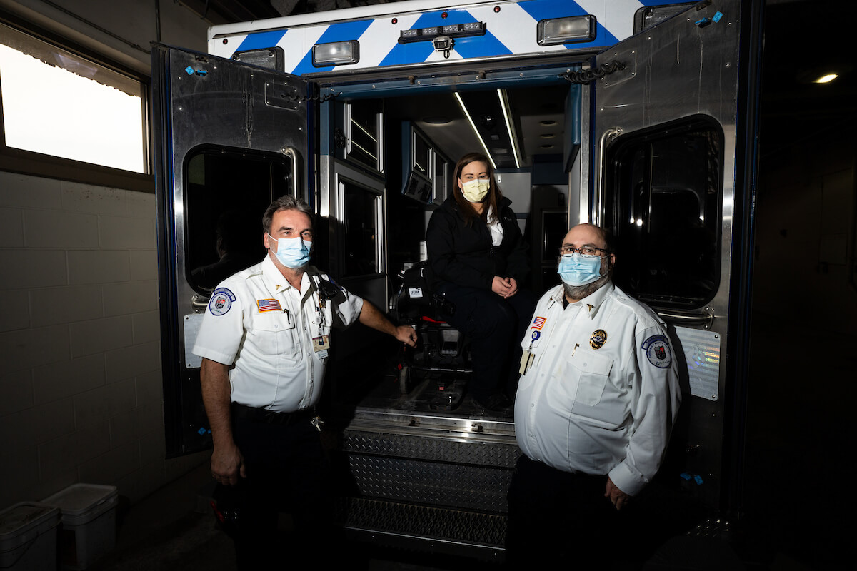 Photo of the EMS team at Willmar RET
