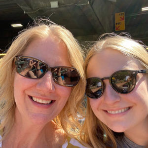 Selfie of Joy Plamann and daughter, Olivia