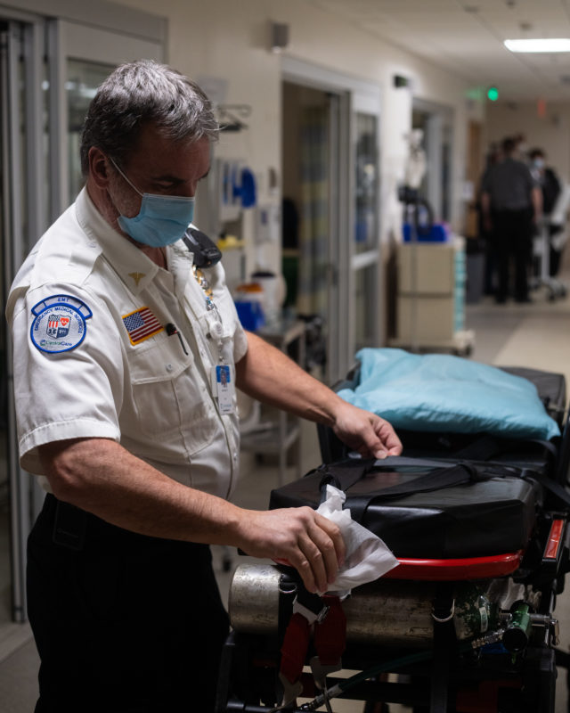 Photo of an EMT Cleaning Equipment