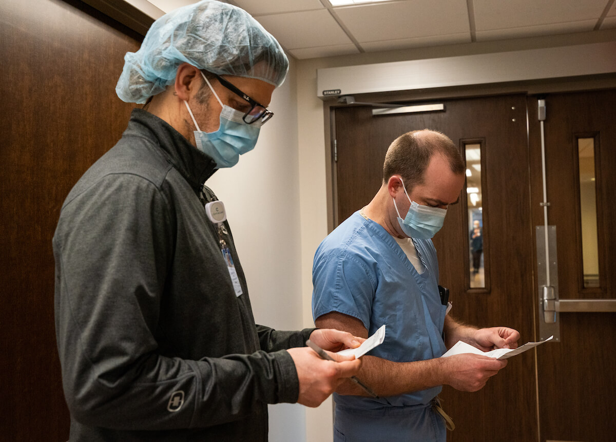 Photo of Tim Ehle, MD and Dave Buhl, PA