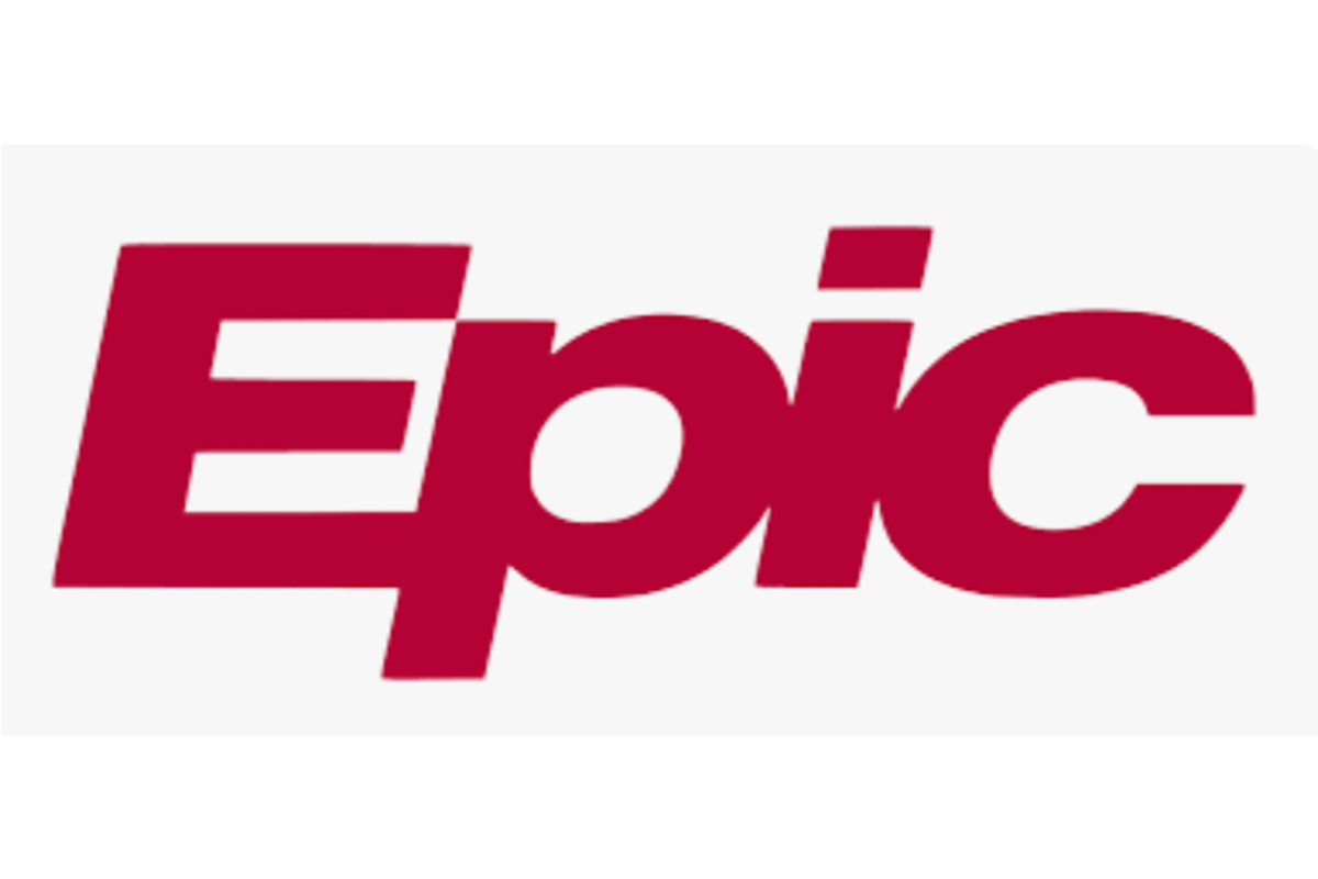 The logo for Epic