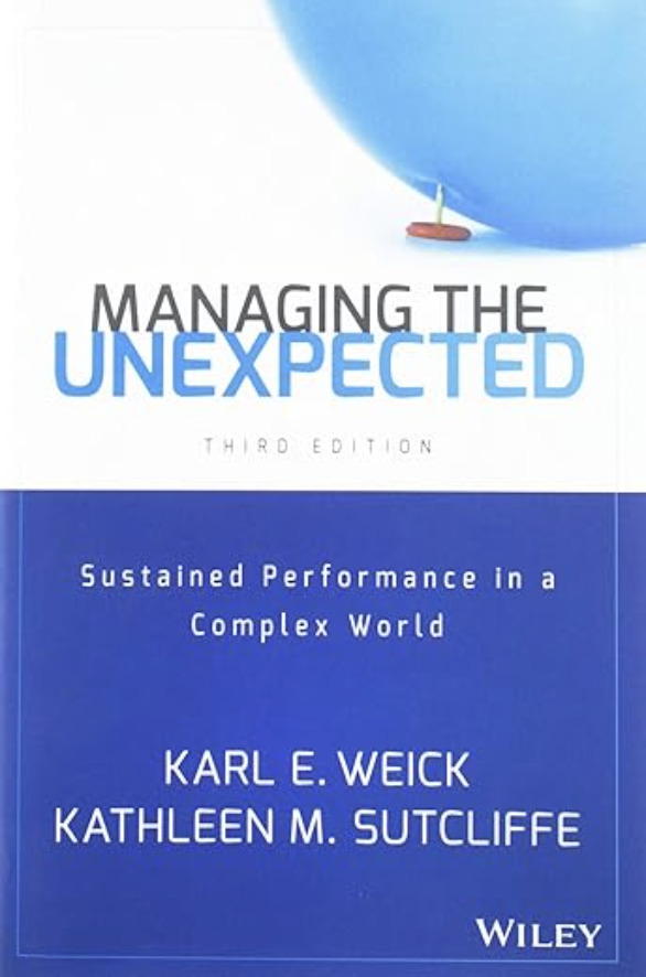 Screenshot of the book, Managing the Unexpected