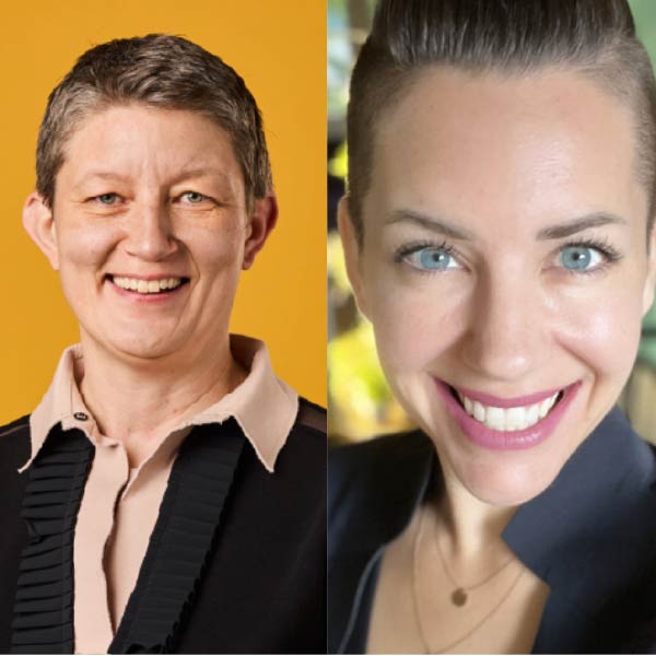 Side by side photos of Dr. Betsy Murray and Jess Blum, PhD, of the University of Minnesota Medical School