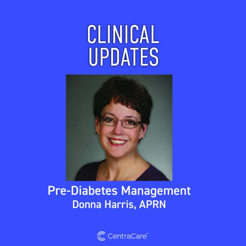 Photo of Donna Harris, APRN, who addresses Pre-Diabetes Management on Clinical Updates