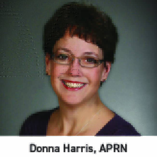 Photo of Donna Harris, APRN, who speaks about the topic of Pre-Diabetes Management on Clinical Updates