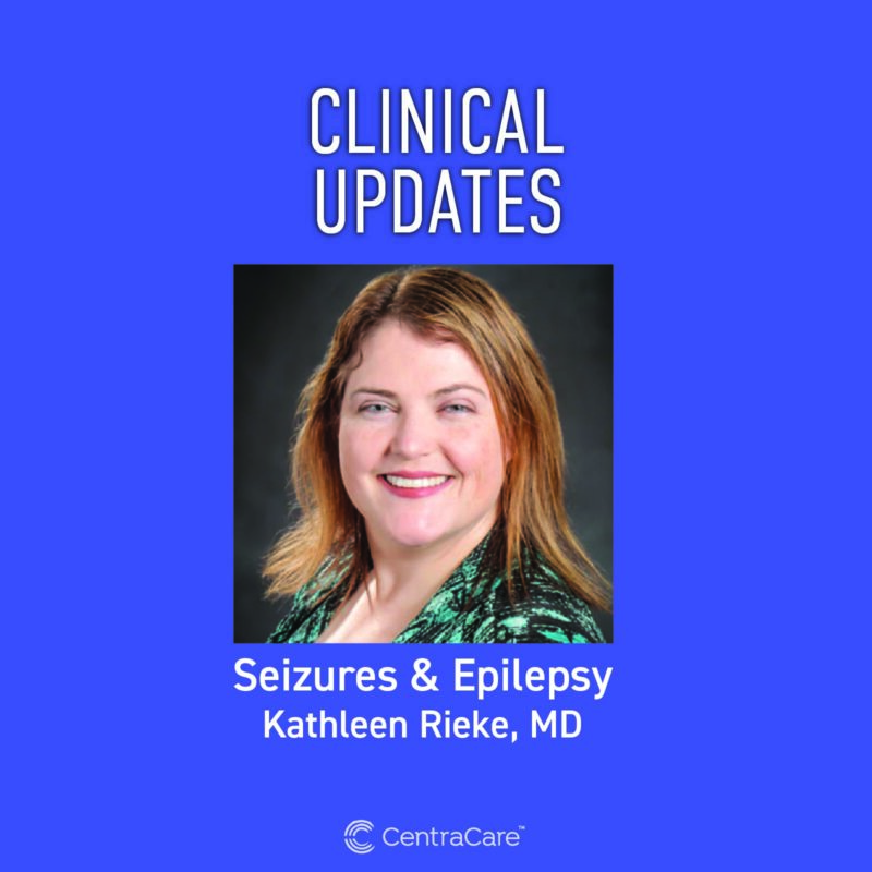 Photo of Neurologist Kathleen Rieke, MD, who discusses management and treatment of seizures and epilepsy in this CME Podcast presentation of Clinical Updates