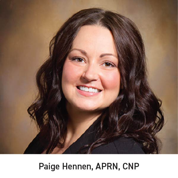 Photo of Paige Hennen, APRN, CNP