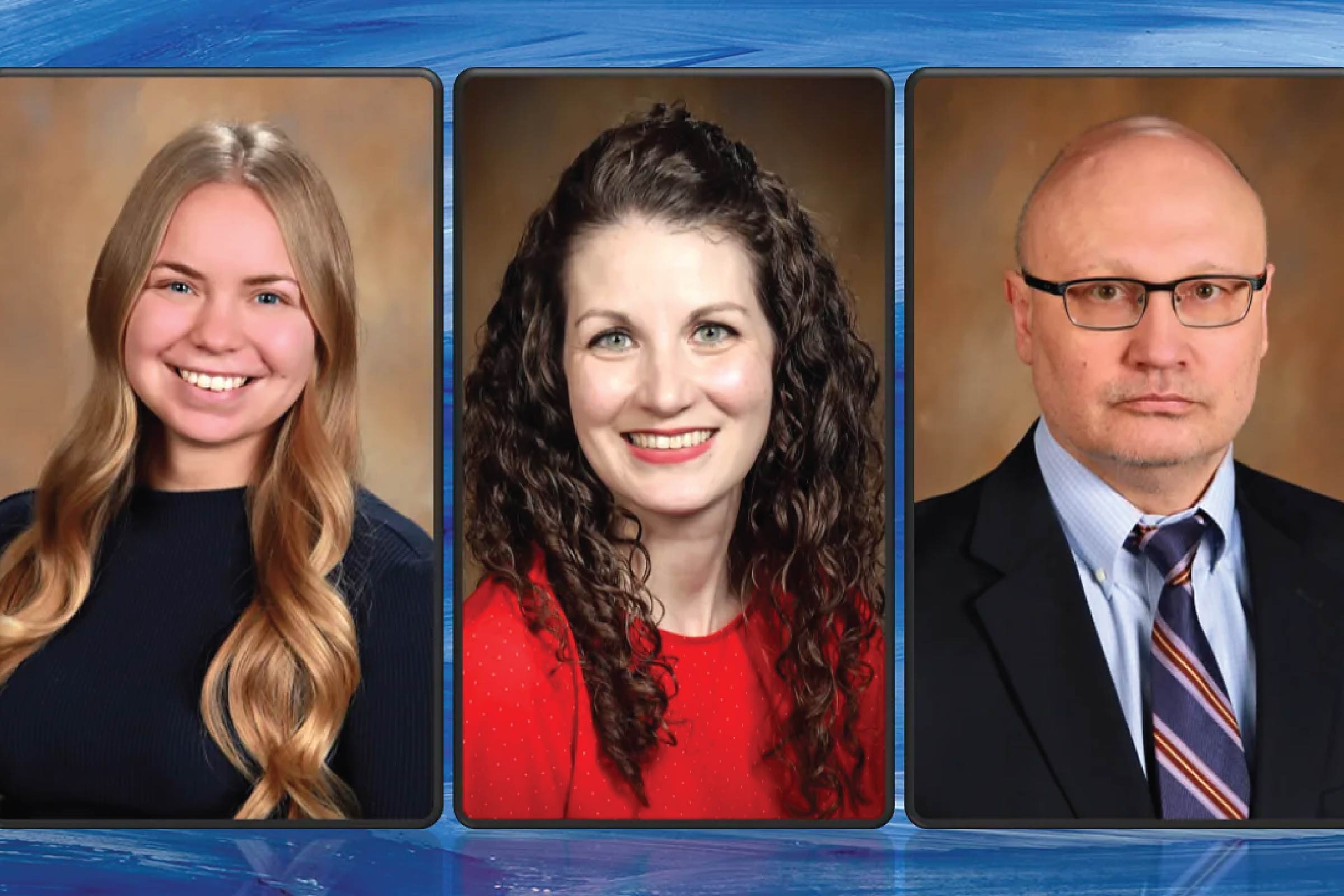 Three new Clinical Partners: Anna Haho, PA-C, Jennifer Gannon, PA-C, and Olexandr Krinochkin, MD