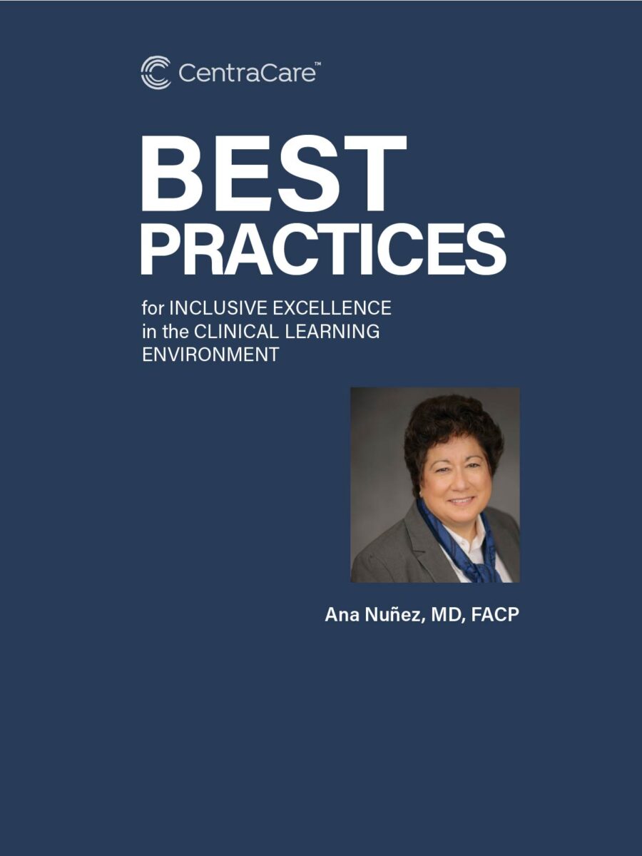 Promotion for the Preceptor CME Session on Inclusive Excellence featuring a photo of presenter, Ana Nunez, MD