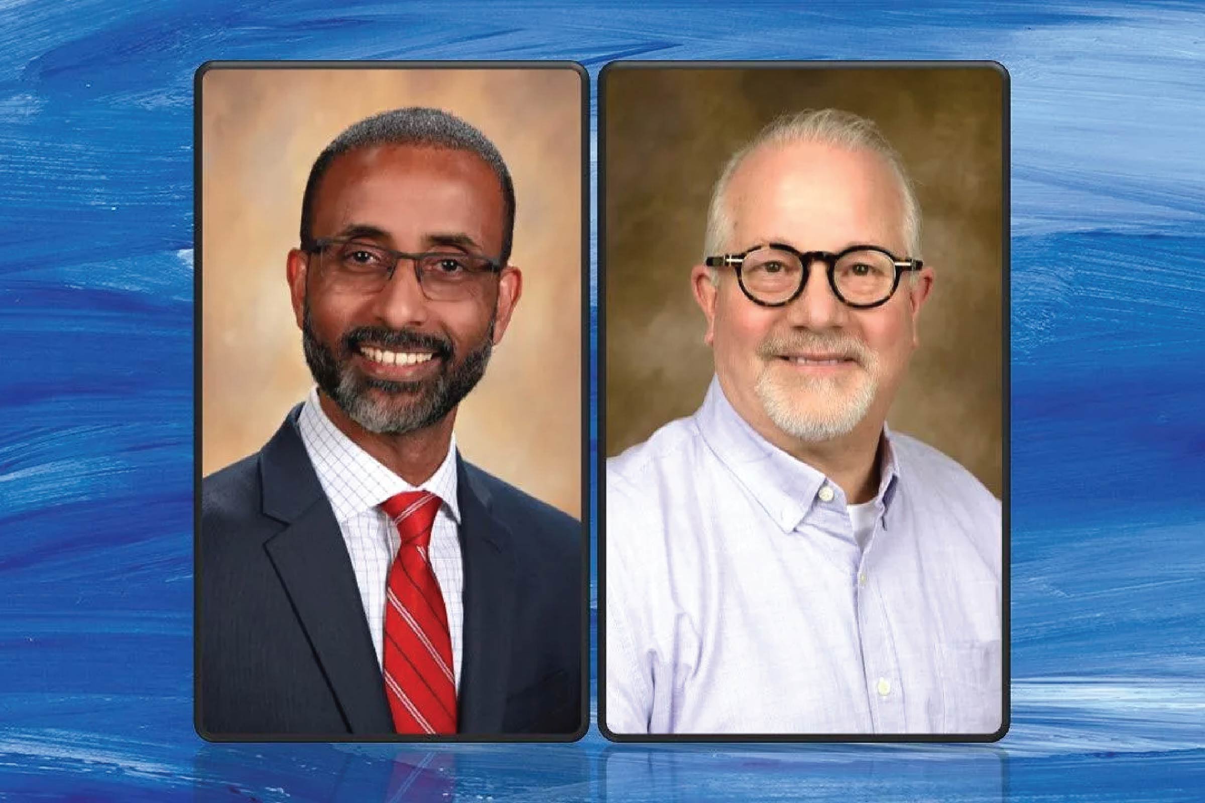 Photos of Delnessaw Hirpa, MD and Eric Heegaard, MD