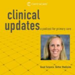 Photo of Angela Beyerl, FNP-BC, on the cover of Clinical Updates podcast featuring the condition Venous Stasis and Wound Care