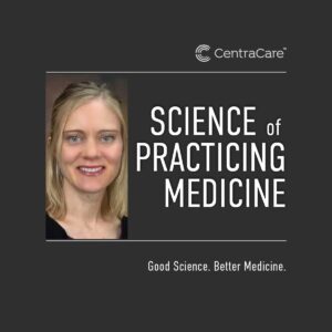 Photo of Katie Reigstad, MD, on the cover of Science of Practicing Medicine for the topic Atherosclerosis and Aneurysms